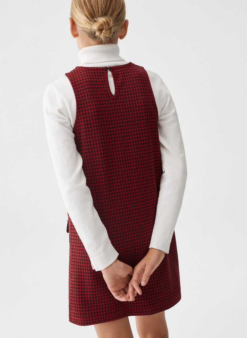 Kids Checked Dress