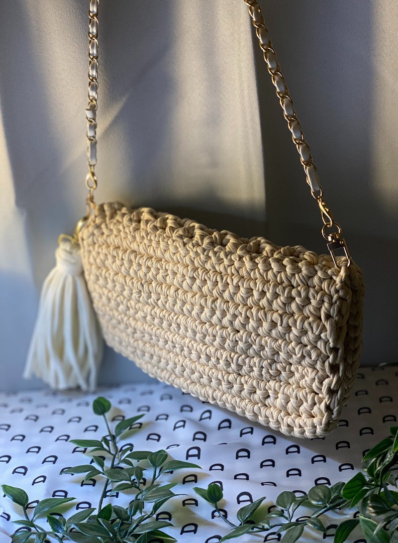 Beige Beach Summer Bag