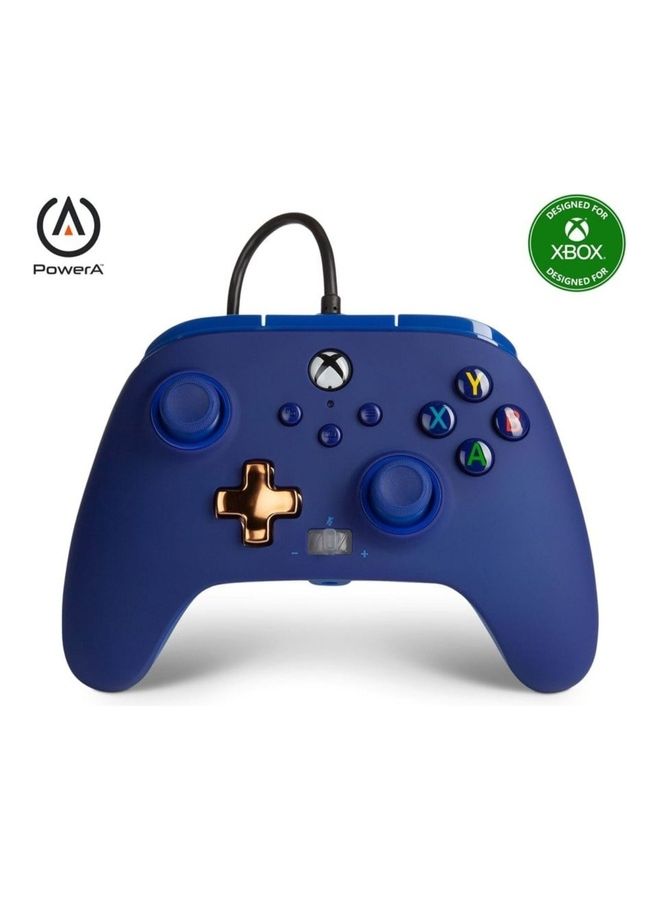 PowerA Enhanced Wired Controller for Xbox Series X|S – Midnight Blue