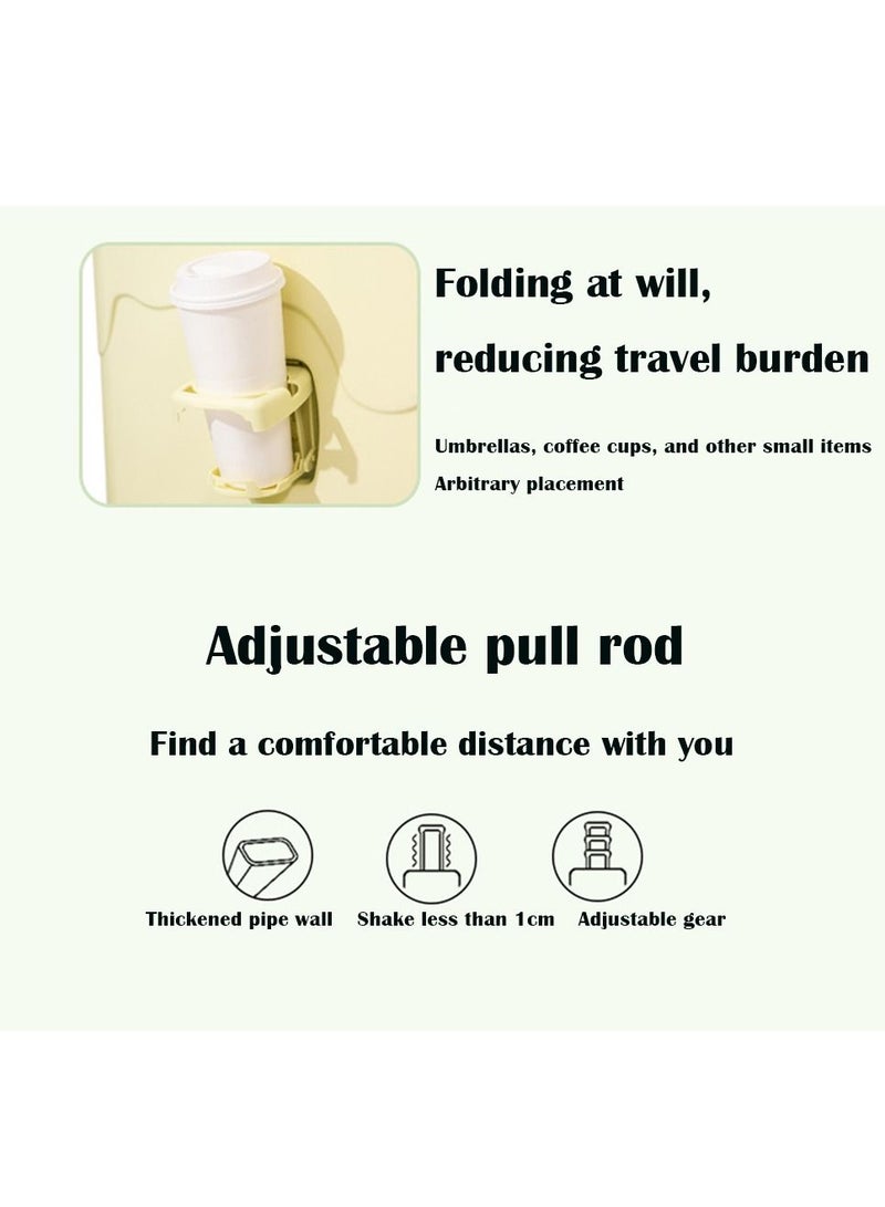 Lce-Cream Luggage, Trolley Bags High-Color Boarding Box Mute Universal Wheel Sturdy Travel Password Box（Black）