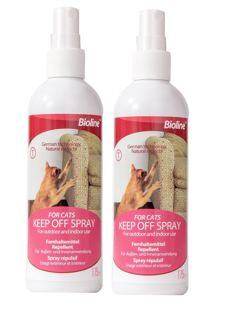 Keep Off Spray For Cats 2X175ml