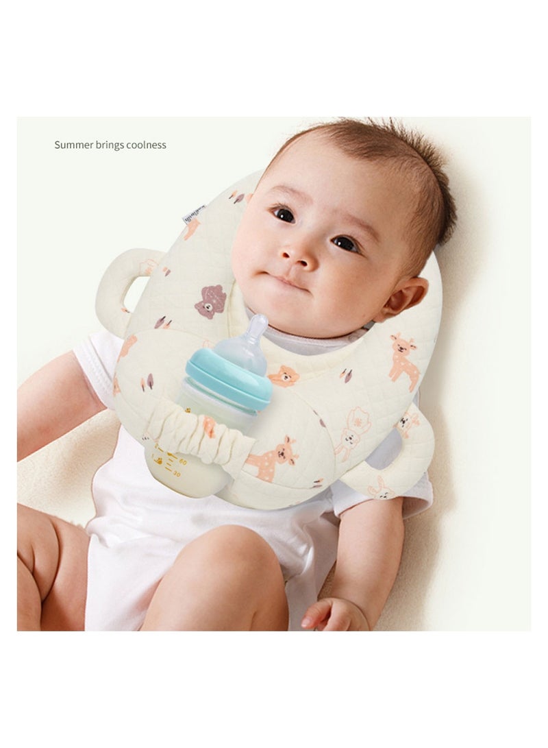 COOLBABY Infant Feeding Pillow Baby Self Feeding Nursing Pillow Portable Anti Vomiting Pillow Baby Bottle Holder Bottle Support Cushion