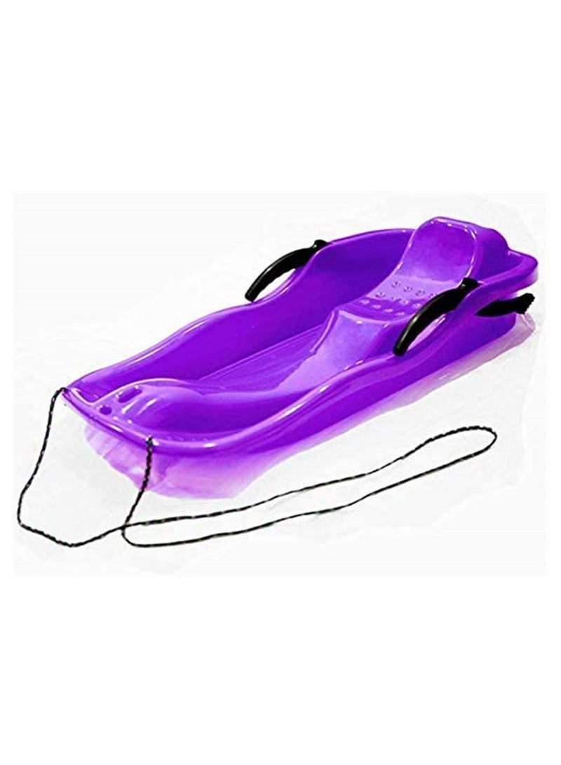 Outdoor Sports Plastic Skiing Boards Sled Luge Snow Grass Sand Board Ski Pad Snowboard With Rope