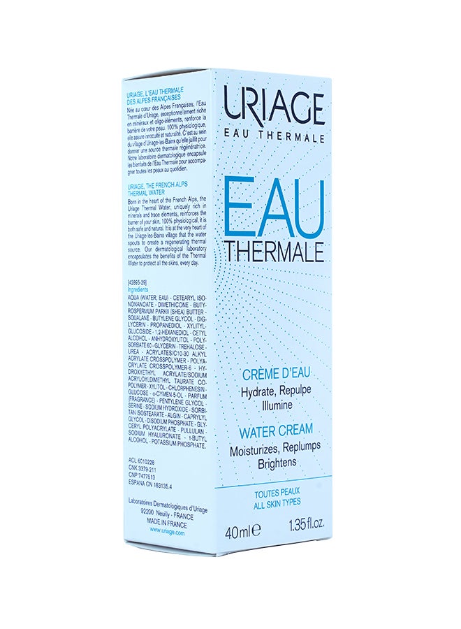 EAU Thermale Light Water Cream 40ml