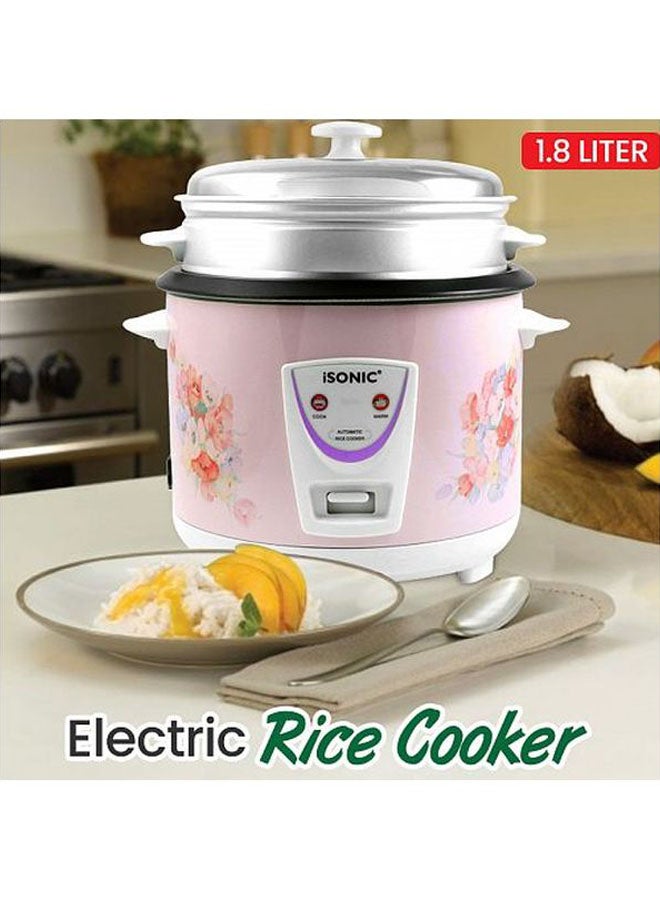 Electric Rice Cooker 1.8L 1.8 L 700.0 W IRC 758 Pink/White/Silver