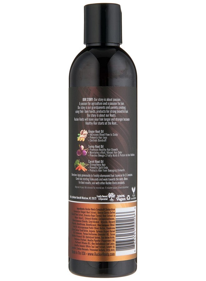 Detangling Conditioner ;Turnip Carrot Ginger Root Oils; For All Hair Types; Hydrates & Moisturizes Hair; Detangles Hair