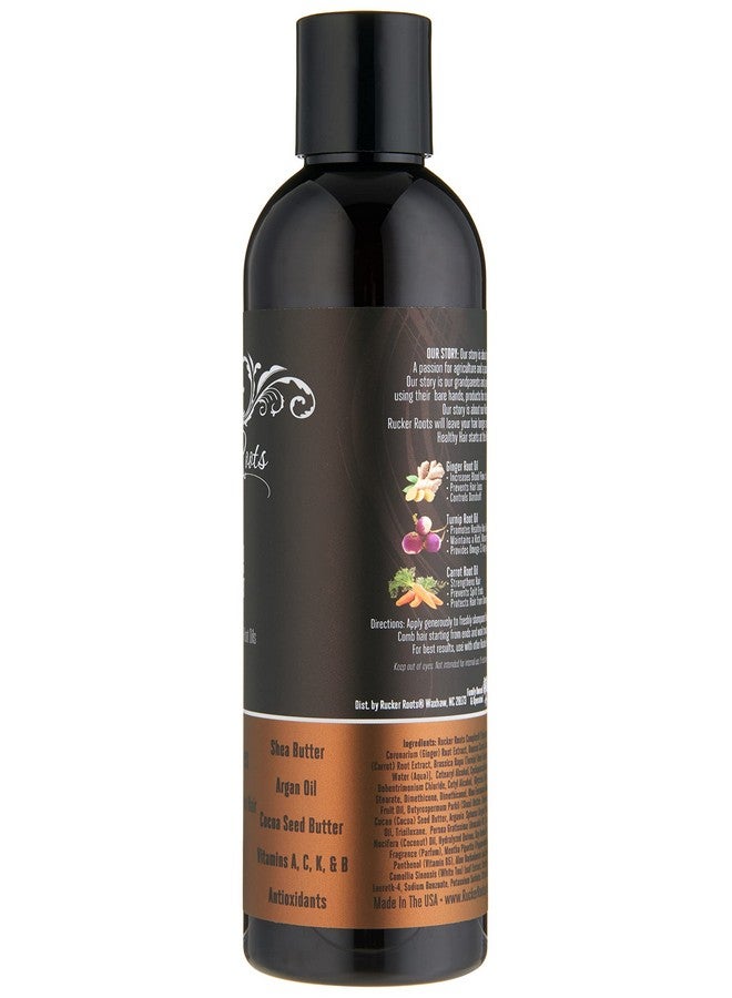 Detangling Conditioner ;Turnip Carrot Ginger Root Oils; For All Hair Types; Hydrates & Moisturizes Hair; Detangles Hair