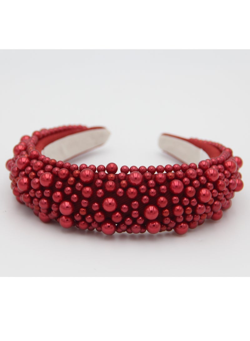 Headband Olivia For Women's and  Girls Red