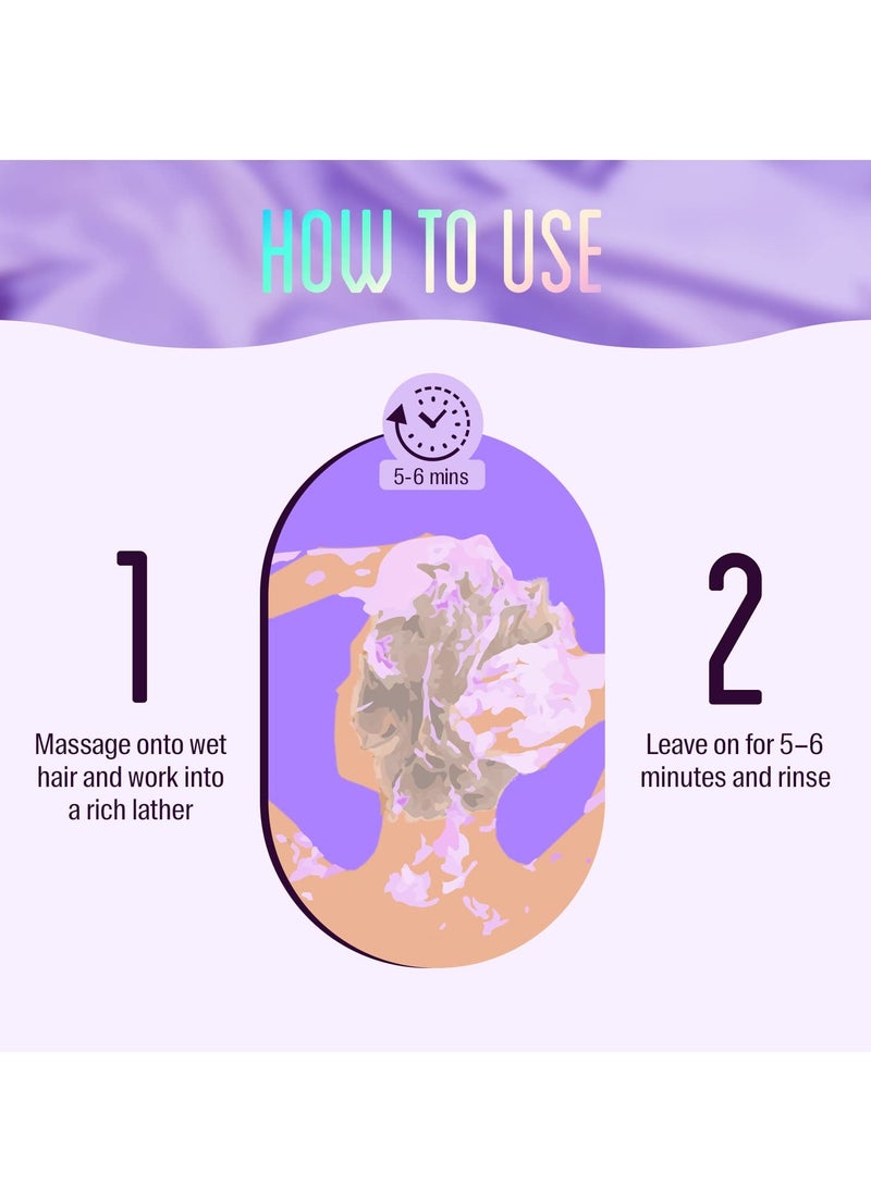 Arata Purple Shampoo For Bleached Hair Color Protection Shampoo Enhances Hair Colour And Neutralises Brassiness Sulphate Free 200ML