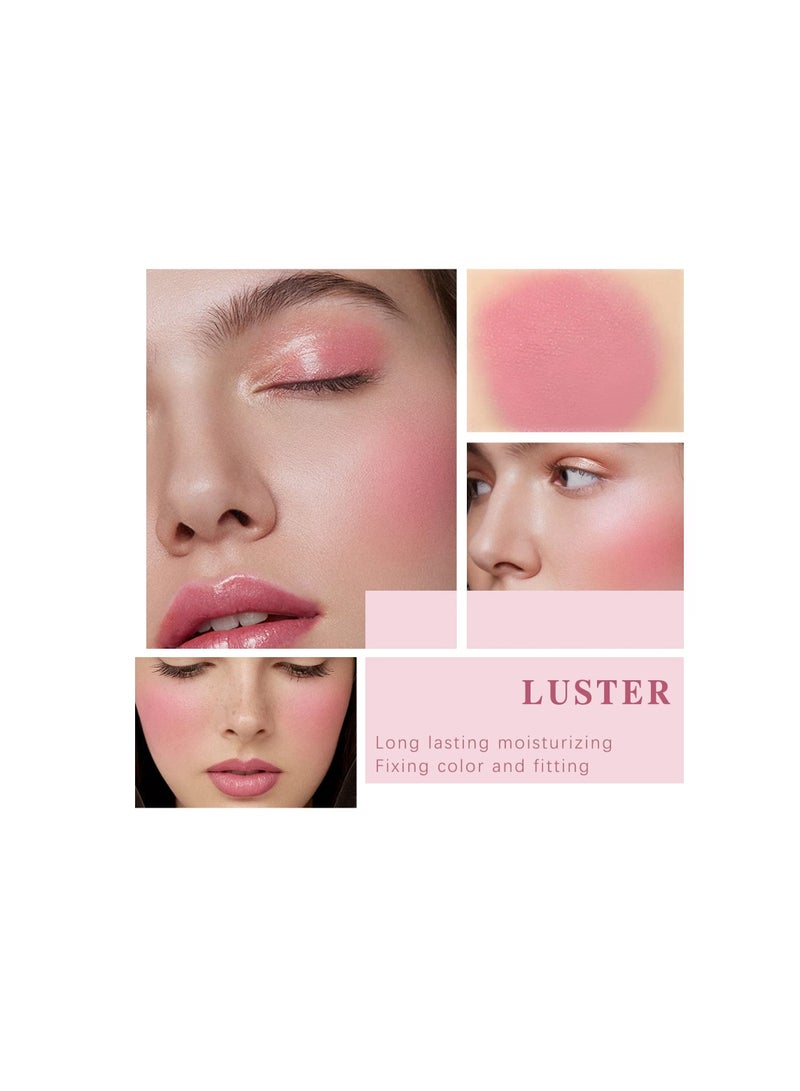 Cream Blush Stick, Long Wearing Waterproof Blush Face Stick, Matte Finish, Easy to Use on The Go, Blends Effortlessly (Pink)