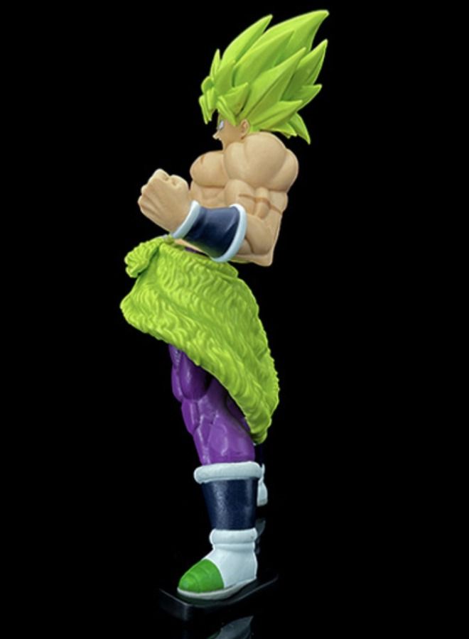 Dragon Ball Broli Action Figure, Super Saiyan Figure Toy, Anime Realistic Collectible Figure, High Quality Anime Action Figure Toy for Collection, Decoration, As Valuable Gift 23.5CM