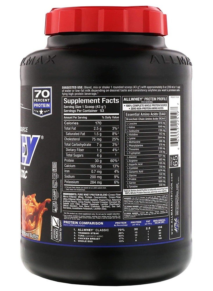 All 100% Whey Classic Protein 5lbs Chocolate