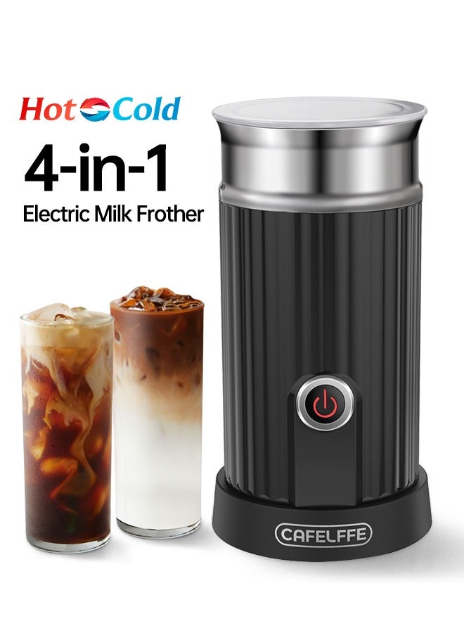 Electric Milk Frother Hot Cold Milk Foamer Milk Heater For Cappuccino And Latte 550W Black