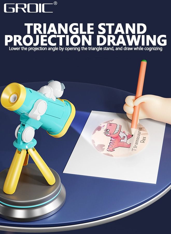 Little Experimenter Telescope for Kids, Children Telescope + Projector and 48 Space Images, Including Educational Activity Book, Great Educational and Space Toy for Kids