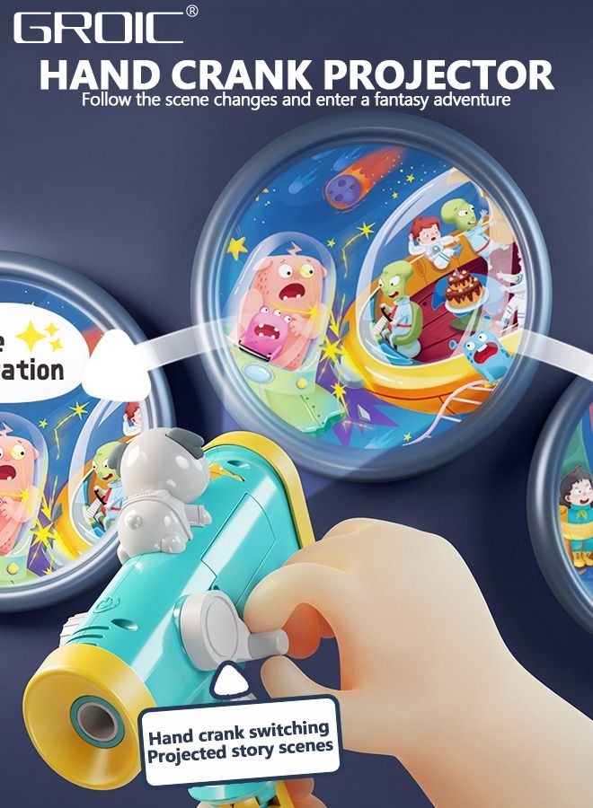 Little Experimenter Telescope for Kids, Children Telescope + Projector and 48 Space Images, Including Educational Activity Book, Great Educational and Space Toy for Kids