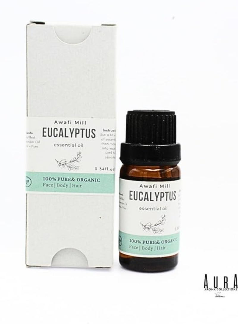 Organic Eucalyptus Essential Oil | (10 Ml) | Made in Turkey | Pure & Natural Premium