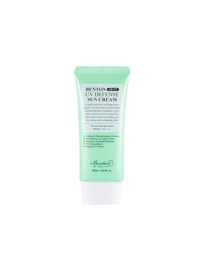Benton, Air Fit UV Defense Sun Cream, SPF 50/PA++++