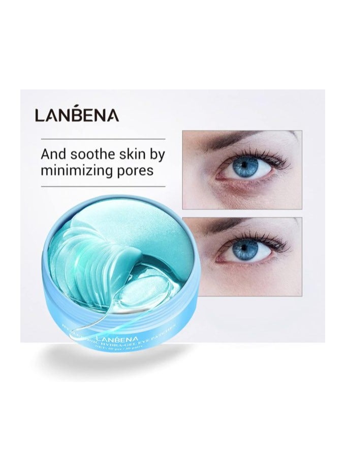 Lanbena Hyaluronic Acid Hydra Gel Eye Patches 30 Pairs