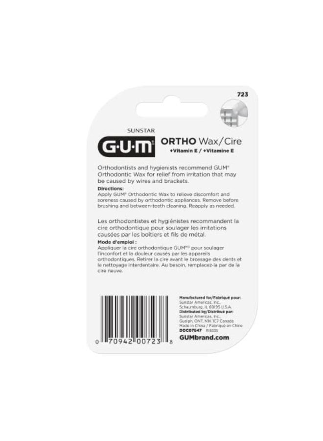 Orthodontic Wax With Vitamin E And Aloe Vera (Pack Of 6)