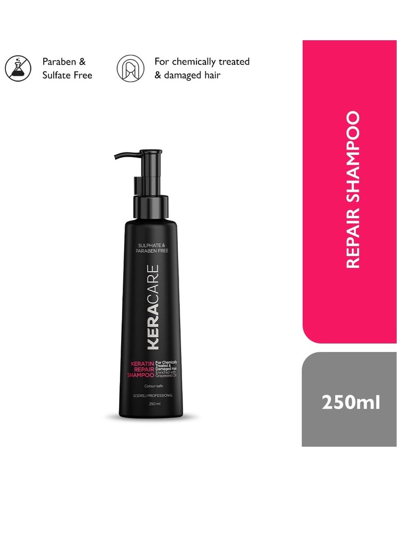 Godrej Professional Keracare Keratin Repair Shampoo For Chemically Treated Hair 250ml