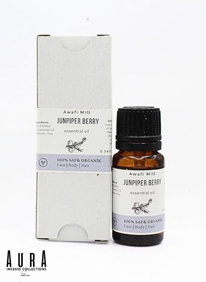 Pure Juniper Berry Essential Oil (Juniperus communis) | 10Ml | Made In Turkey