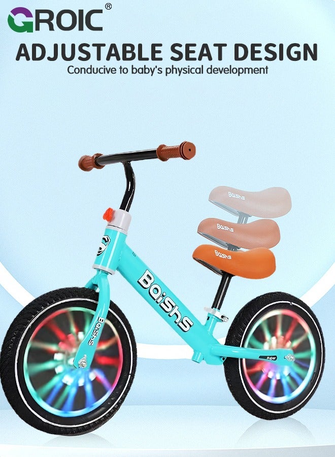 Balance Bike,Lightweight Toddler Bike for Kids - No Pedal Bikes for Kids with Adjustable Handlebar and Seat,Training Bike