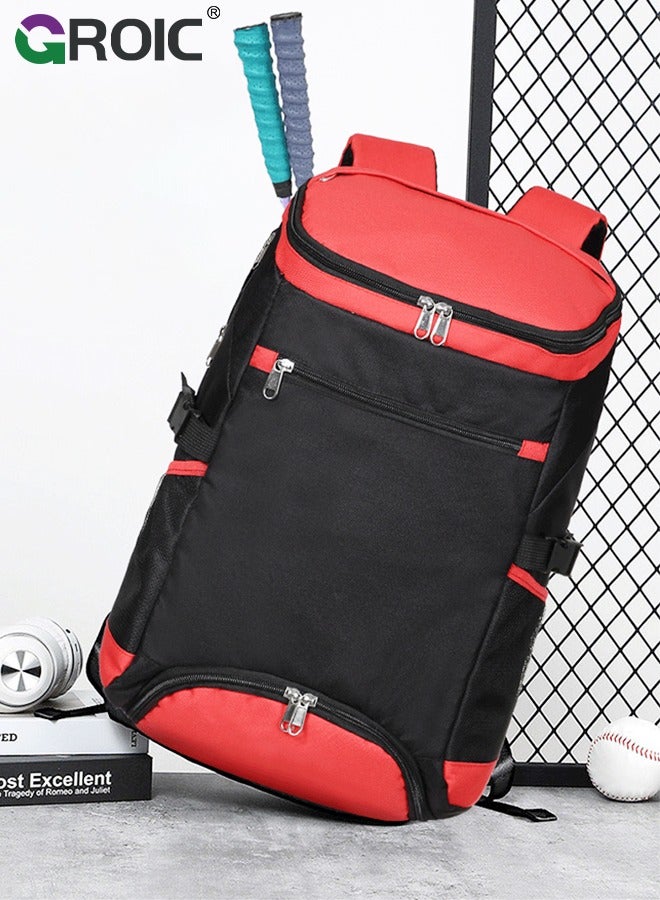 Tennis Bag Tennis Backpack,Pickleball Bag Hold 2 Rackets with Shoe Compartment, Sports Backpack Bag,Multifunctional Badminton Racket Bag