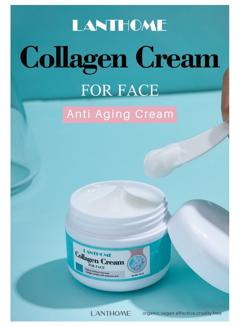 Lanthome Collagen Cream 30g Soft Skin Moisturizing Cream Collageen Cream