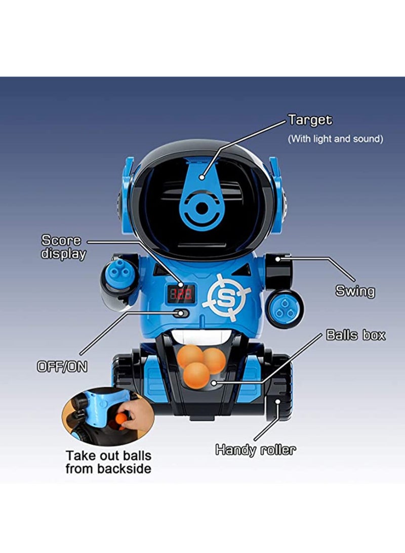 SYOSI Game Toys for Kids, Robot Shooting Game Gifts for 4 5 6 7 8 9 Year Old Boys, Games Toy Guns with 2 Air Toy Guns, 24 Soft Bullets, Fun Outdoor Indoor Birthday Gift Toys for Boys and Girls