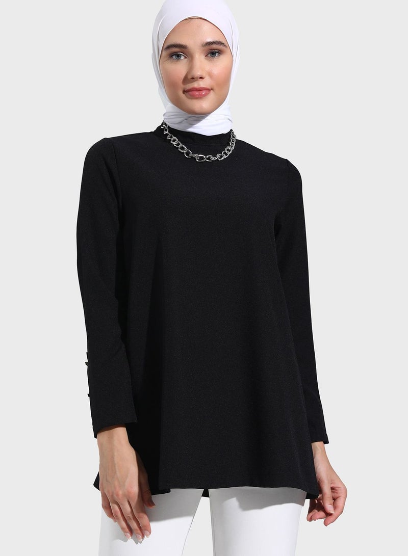 Crew Neck Tunic