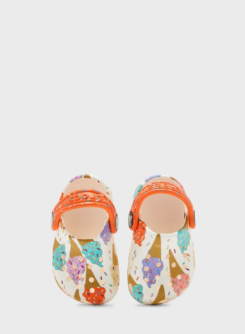 Infant Graphic Clog Sandals