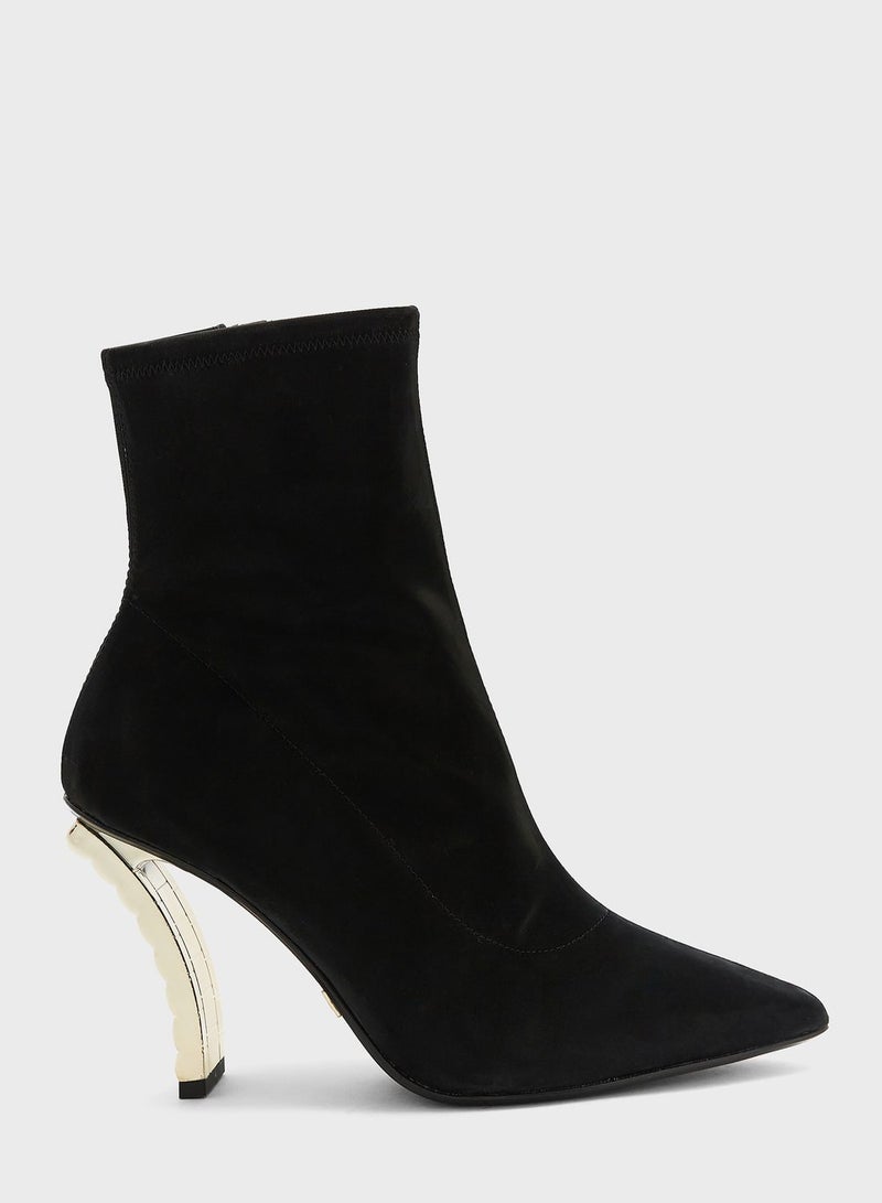 Lure High Heel Ankle Boots