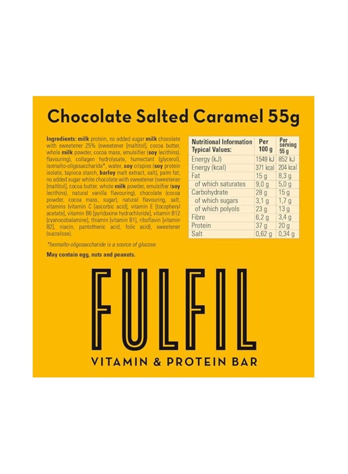 Fulfil Chocolate Salted Caramel Protein Bar 15pc