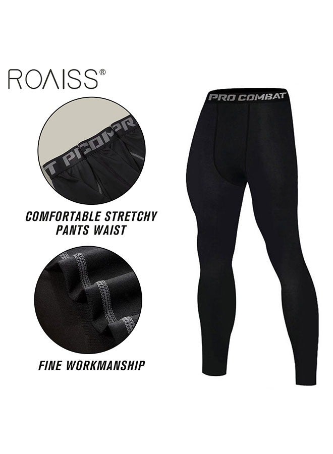 3-Piece Men's Fitness Set Lightweight And Breathable Quick Drying Cycling Clothes Breathable And Sweat Absorbing Tight Training Clothing