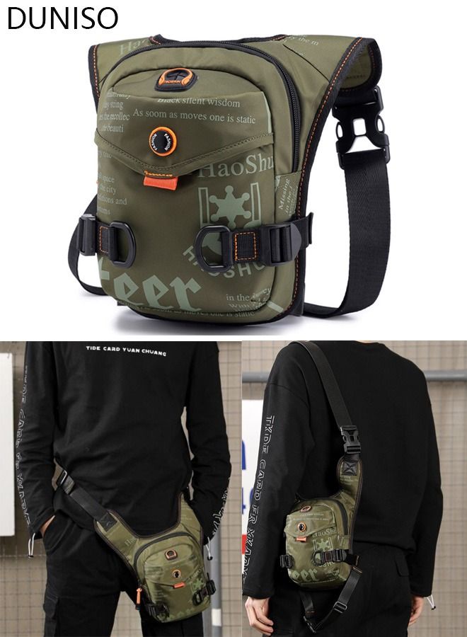 Multifunction Drop Leg Bag For Men and Women Panel Utility Waist Bag For Cycling Hiking Travelling Pouch Pack Waistpack For Outdoor Sports