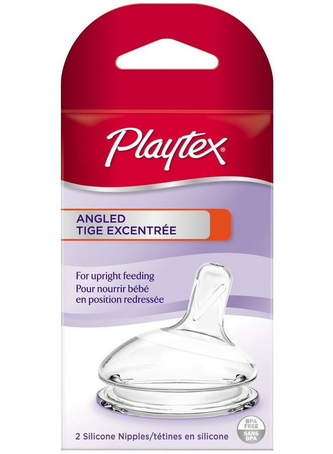 Angled Nipple Medium Flow 2 Pk