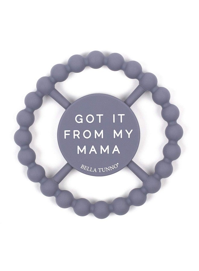 Happy Teether Soft & Easy Grip Teething Ring Perfect For Babies And Teething Toys To Help Soothe Gums Nontoxic Bpa Free Silicone Teether Got Mad Love For My Mama