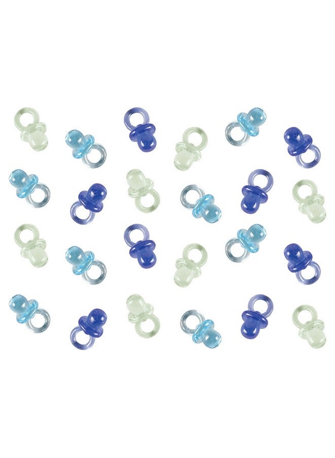 Blue Pacifier Baby Shower Favor Charms 24Ct
