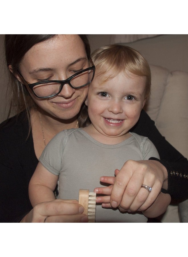 Baby Nail Brush Gently Cleans Baby’S Nails Soft Natural Bristles For Comfort Easy To Grasp Wood Handle Made From Natural Nonpetroleum Materials