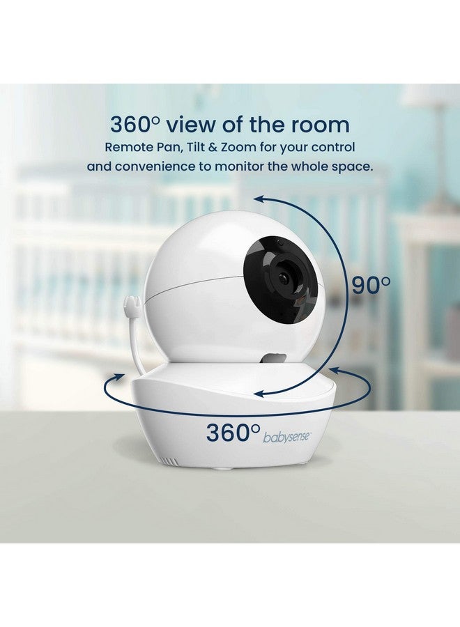 Add On Camera Video Baby Monitor Hd S2 Remote Pan Tilt Zoom Twoway Talkback Audio Long Range Night Vision Night Light Lullabies Temperature Monitoring