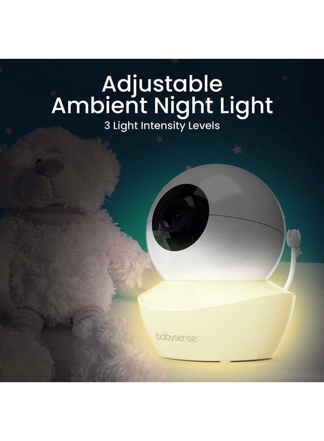 Add On Camera Video Baby Monitor Hd S2 Remote Pan Tilt Zoom Twoway Talkback Audio Long Range Night Vision Night Light Lullabies Temperature Monitoring