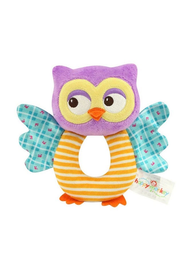 Owl Soft Rattle Toy For Over 0 Months