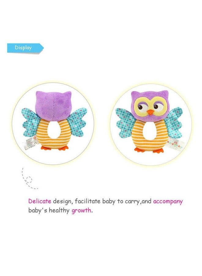 Owl Soft Rattle Toy For Over 0 Months