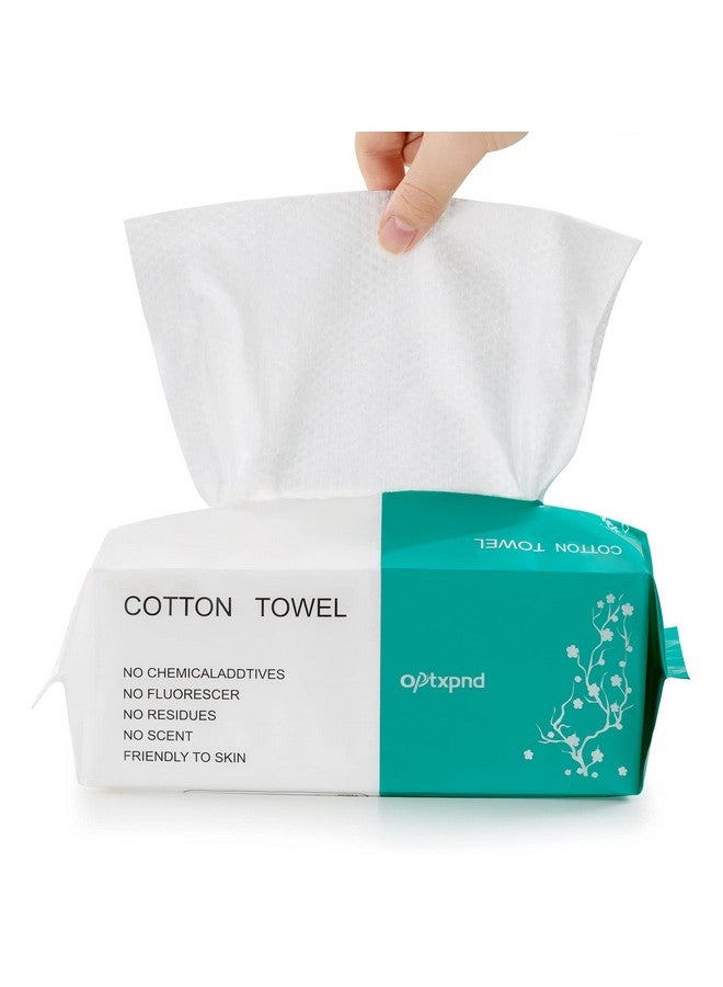 Disposable Face Towel Face Cloths For Washing Face Soft Cotton Face Towels Facial Cloths Towelettes For Washing And Drying For Cleansing And Skincare Office Makeup Remover