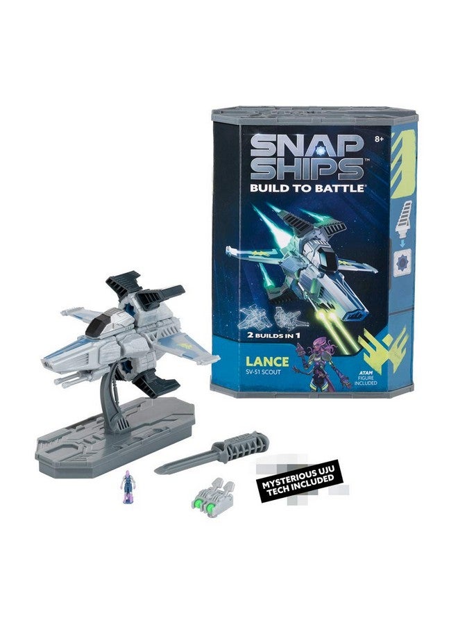 Snap Ships Lance Sv51 Scout Construction Toy For Custom Building And Battle Play Ages 8+