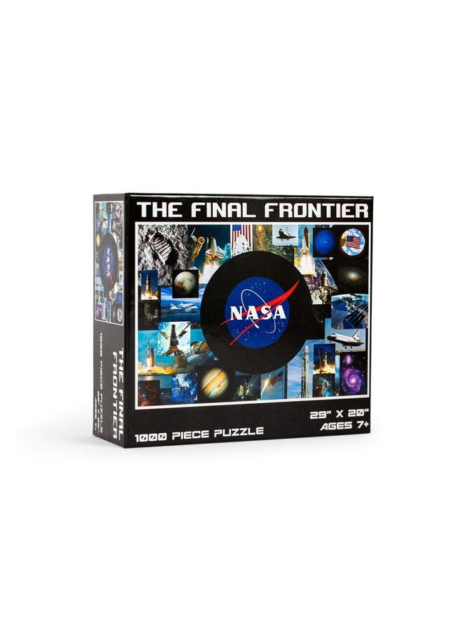 The Final Frontier Nasa Space Puzzle For Adults And Kids ; 1000 Piece Jigsaw Puzzle Toy ; Interactive Brain Teaser For Family Game Night ; 29 X 20 Inches