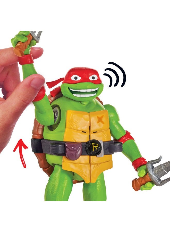 : Mutant Mayhem 5.5” Raphael Deluxe Ninja Shouts Figure By Playmates Toys