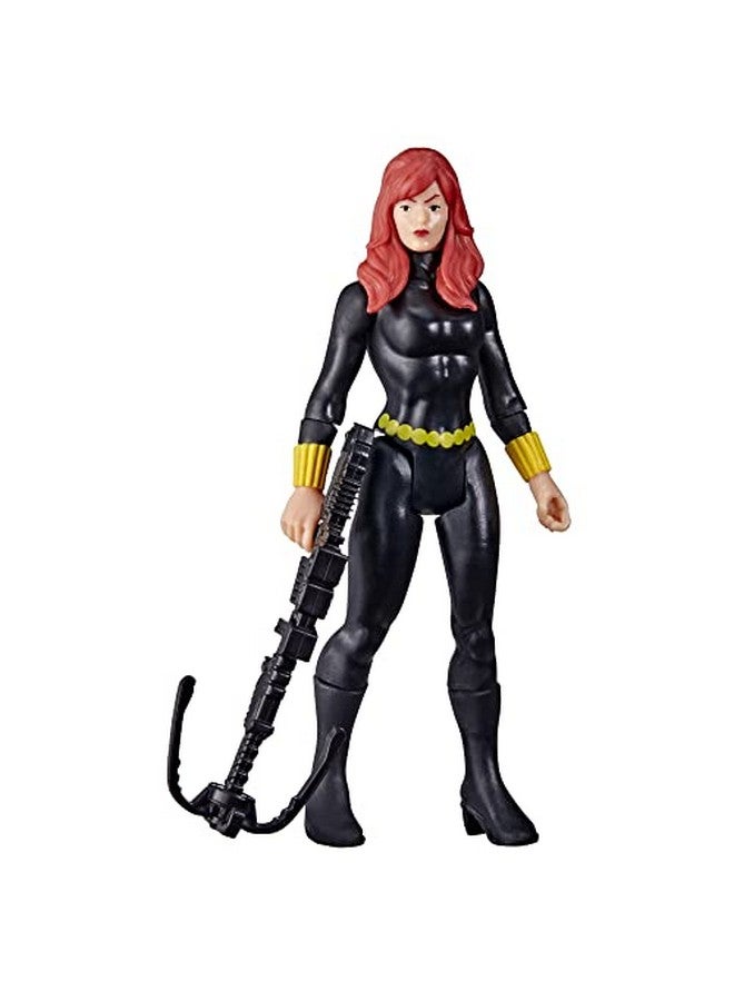 Hasbro Marvel Legends Series 3.75Inch Retro 375 Collection Black Widow Action Figure Toy1 Accessory