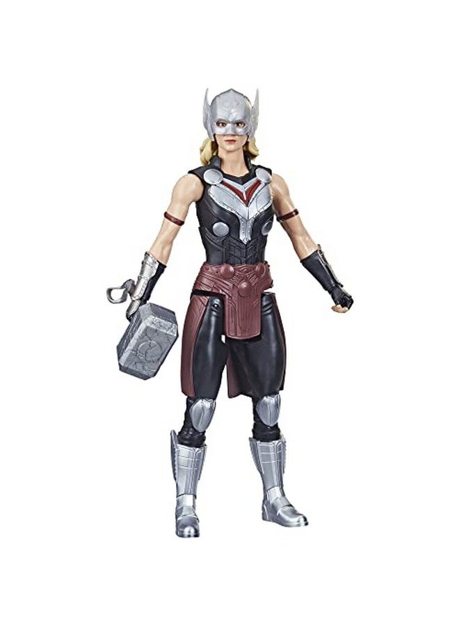 Avengers Titan Hero Series Mighty Thor Toy 12Inchscale Thor: Love And Thunder Figure With Accessory Toys For Kids Ages 4 And Up