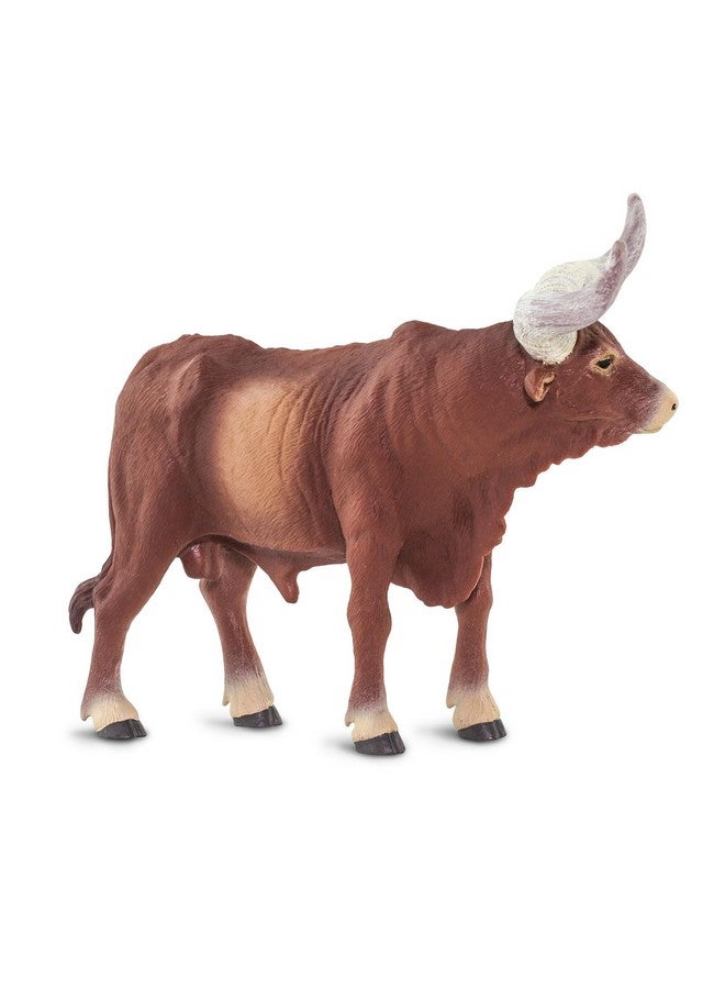 Watusi Bull Figurine Handpainted Lifelike 6